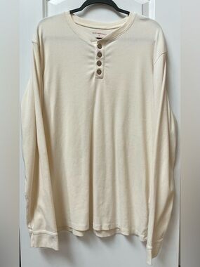 Burt’s Bees Men’s Waffle Knit Henley